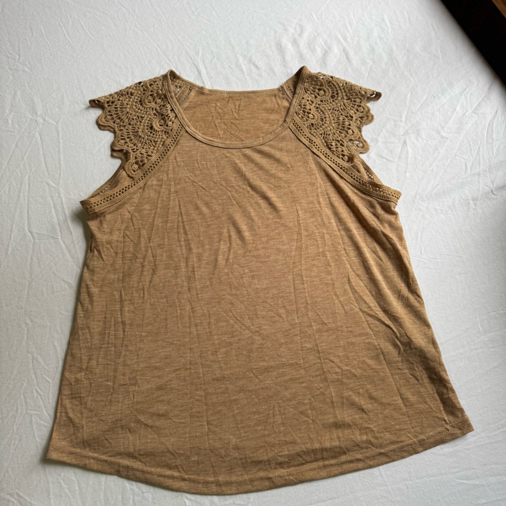 SHEIN Tan Casual Top